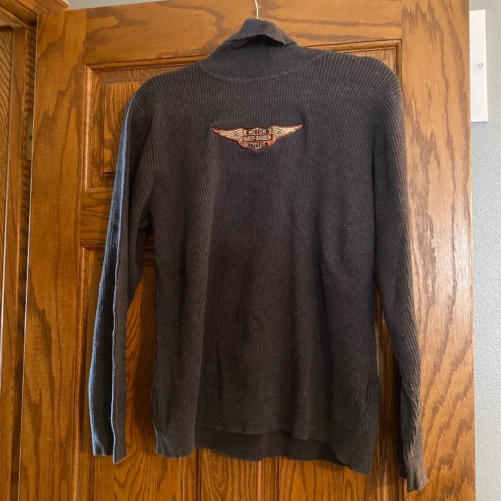 Harley Davidson Gray turtleneck